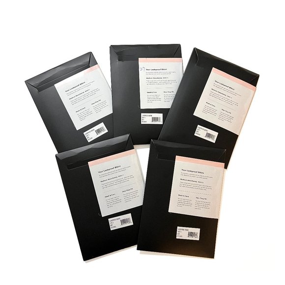 Three pair Knix Leakproof Bikini in Axis, size SMALL, original sealed package - Picture 5 of 13